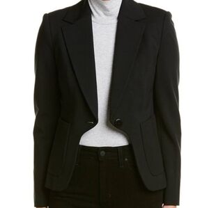 Diane Von Furstenberg Black Flynn Jacket Blazer